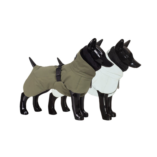 PAiKKA GRüN | Vollreflektierender Wintermantel für Hunde | Visibility Winter Jacket GREEN for Dogs [glow in the dark] AKTiONSARTiKEL
