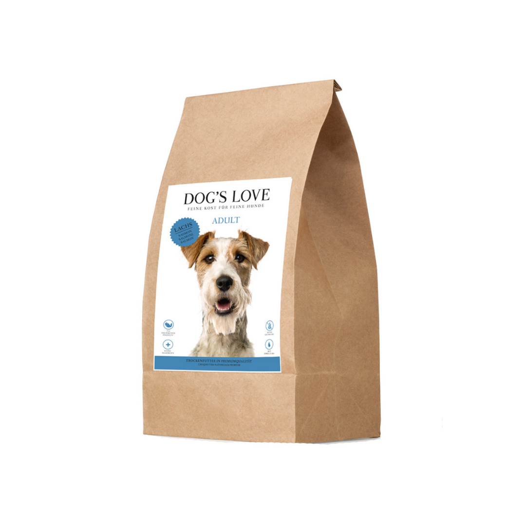DOG'S LOVE | LACHS & FORELLE TROCKENFUTTER [getreidefrei & hypoallergen]