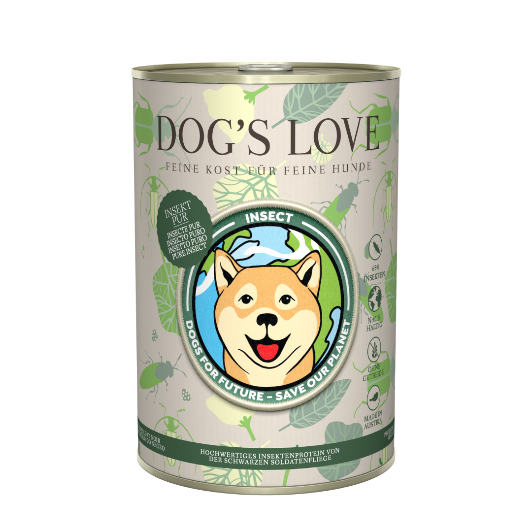 DOG'S LOVE | iNSECT LiNiE iNSECT PUR HUNDE NASSFUTTER [getreidefrei]